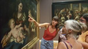 Découverte des oeuvres du musée.
